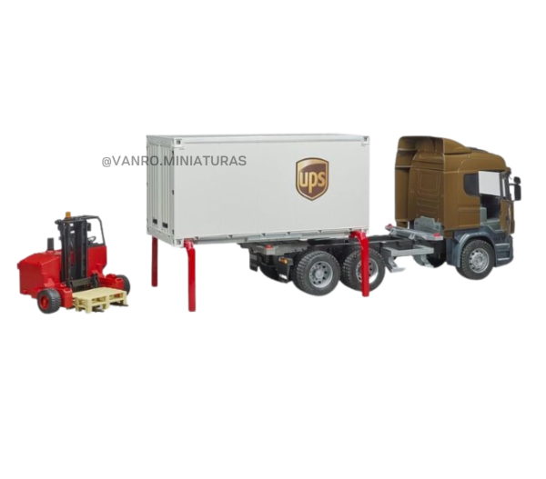 Camión Scania UPS logistics -  Bruder - Imagen 2