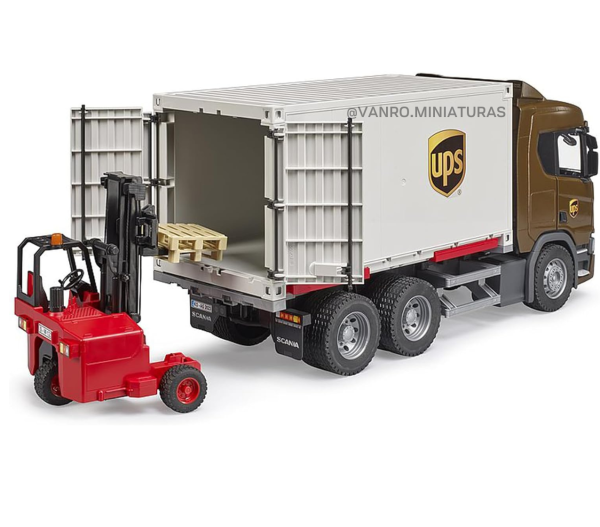 Camión Scania UPS logistics -  Bruder - Imagen 3
