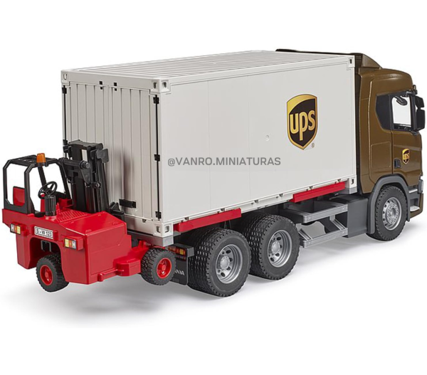 Camión Scania UPS logistics -  Bruder - Imagen 4