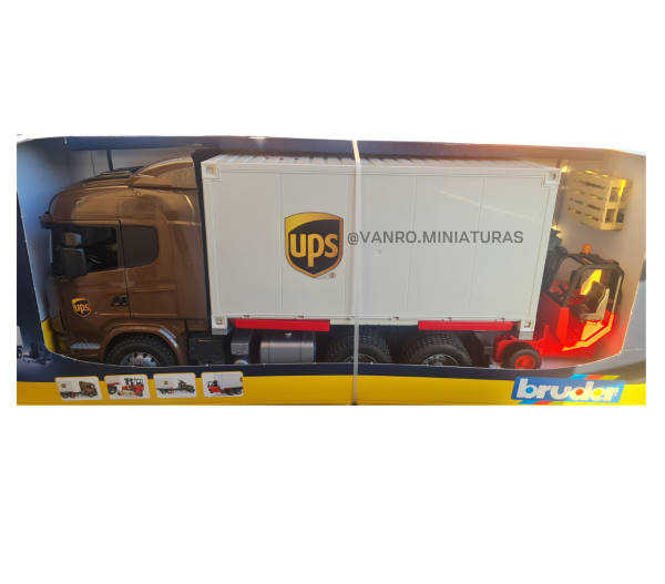 Camión Scania UPS logistics -  Bruder - Imagen 5