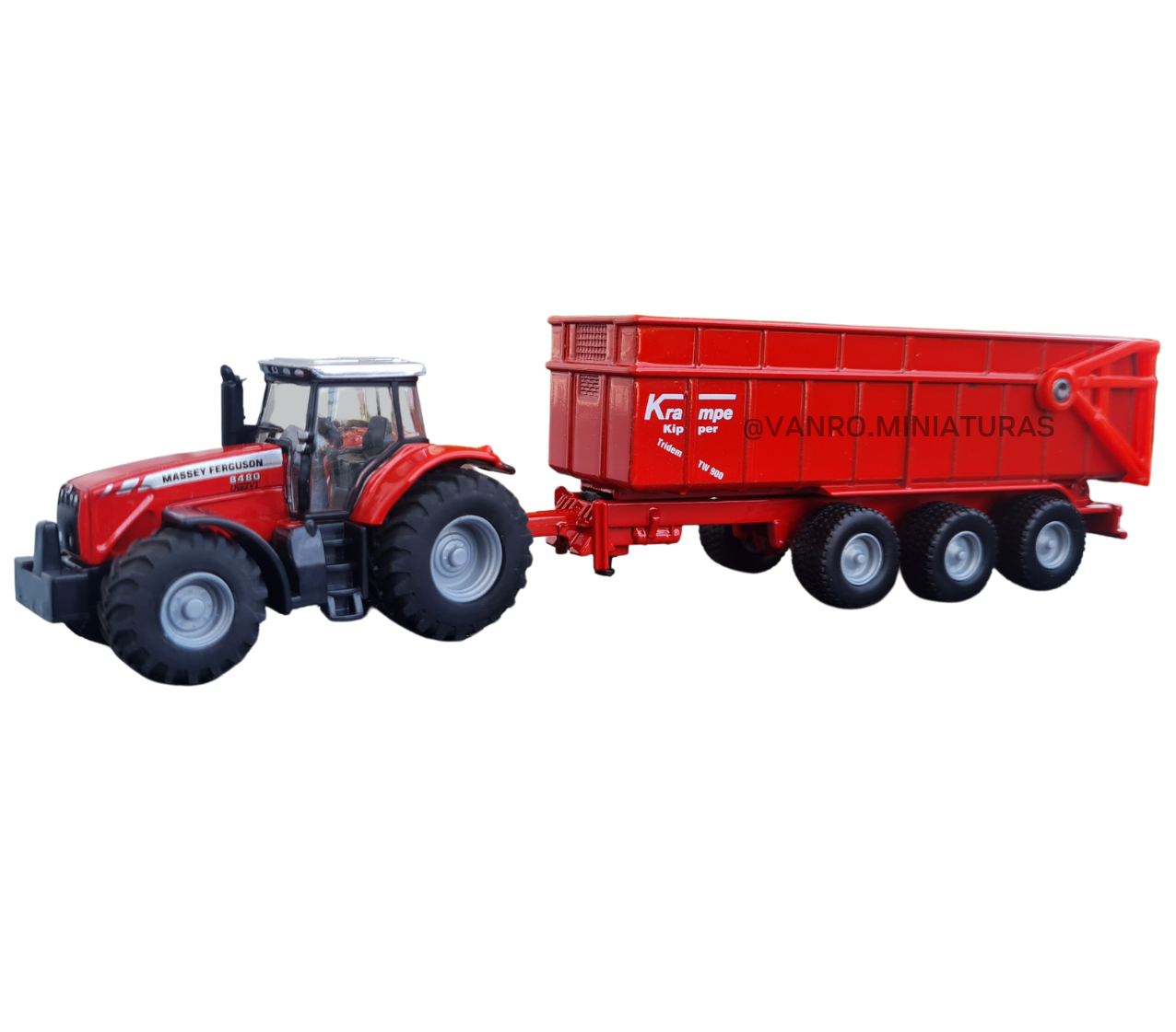tractor-massey-ferguson-8480-con-remolque-siku-vanro-miniaturas