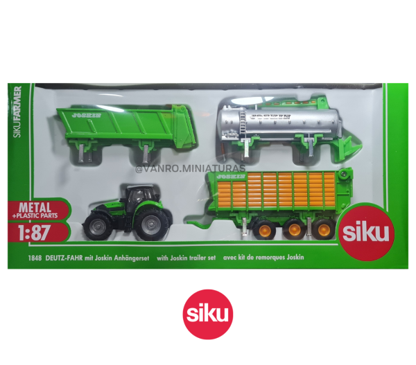 Conjunto agrícola Deutz Fahr - SIKU - Imagen 5