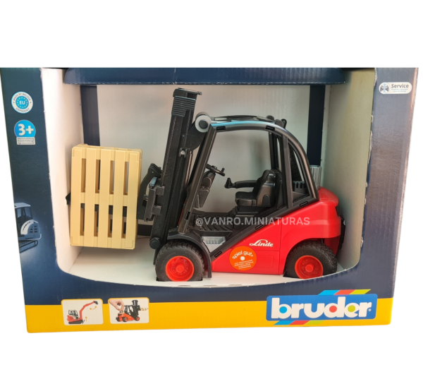 Grúa horquilla Linde H30D - Bruder - Imagen 4