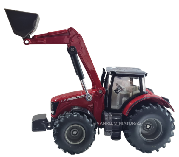 Tractor Massey Ferguson C/ cargador frontal - Siku - Imagen 4