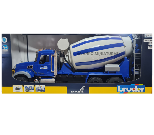 Camión Mixer Mack Granite - Bruder - Imagen 5