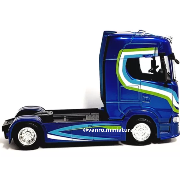 Camión Scania Serie 6 modelo S770 4X2 azul - Bburago - Imagen 2