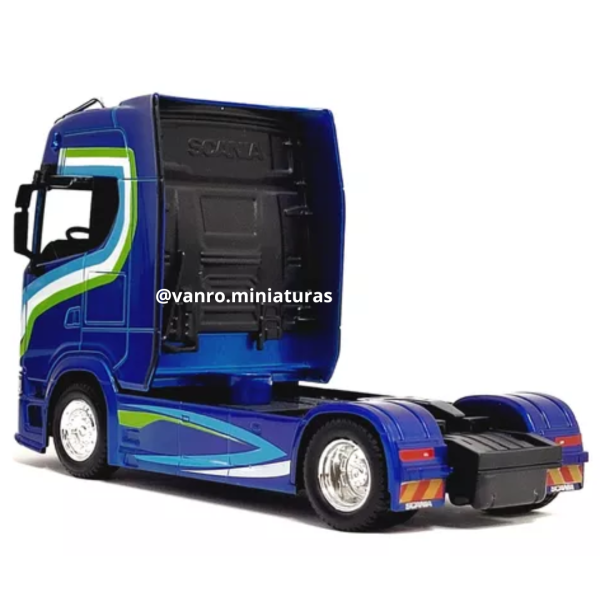 Camión Scania Serie 6 modelo S770 4X2 azul - Bburago - Imagen 3