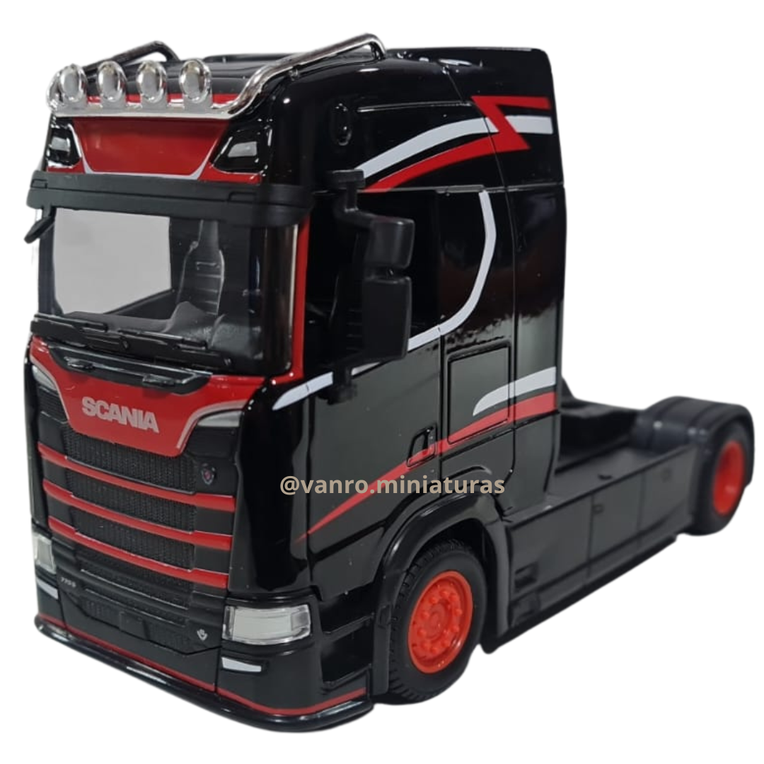 Camión Scania Serie 6 modelo S770 4×2 negro – Bburago
