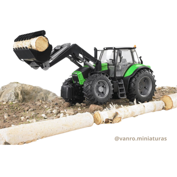 Tractor Deutz Agrotron X720 c/ cargador frontal - Bruder - Imagen 3