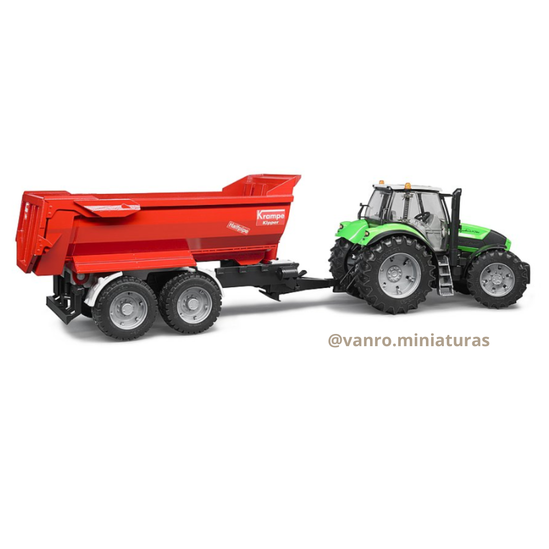 Carro de arrastre Krampe Kipper - Bruder - Imagen 5
