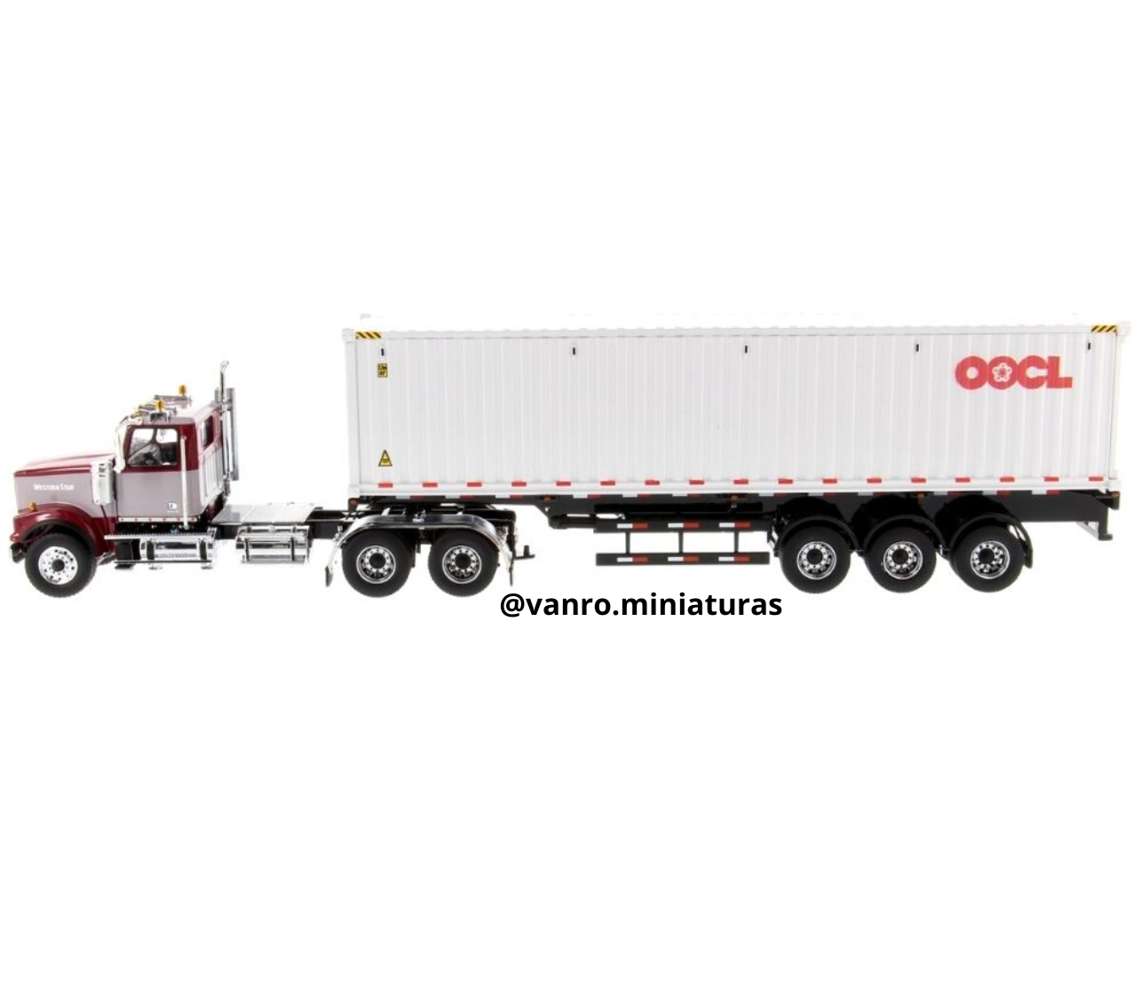 Camion Western Star 4900 1997 A Escala 1:43 Ixo Models Nuevo Celeste