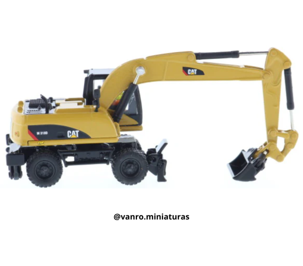 Excavadora De Ruedas Cat. M318D - Diecast Masters - Imagen 4