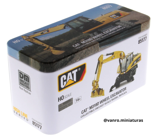 Excavadora De Ruedas Cat. M318D - Diecast Masters - Imagen 5