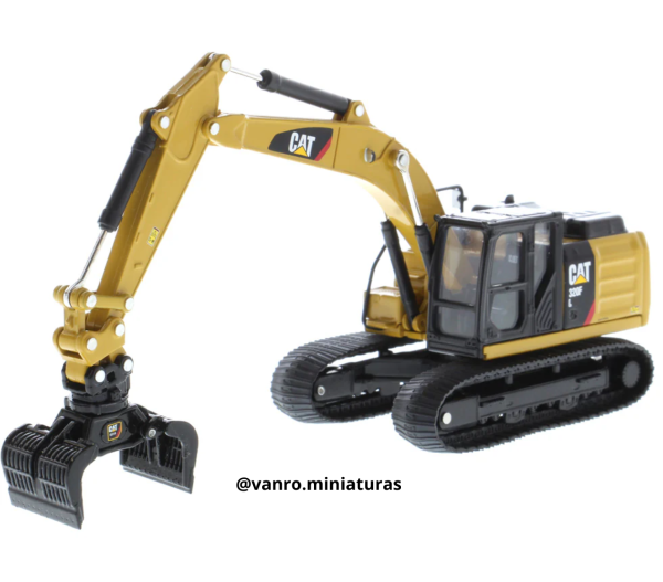 Excavadora Cat. 320F c/ 5 piezas intercambiables - Diecast Masters - Imagen 4