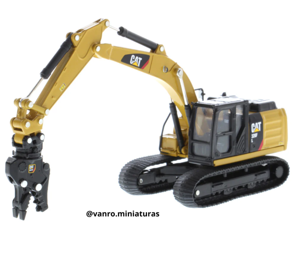 Excavadora Cat. 320F c/ 5 piezas intercambiables - Diecast Masters - Imagen 6