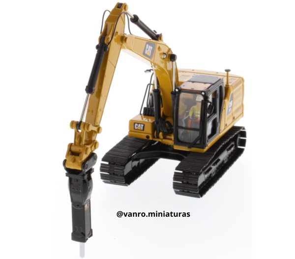 Excavadora Cat. 323 c/4 piezas intercambiables - Diecast Masters - Imagen 5
