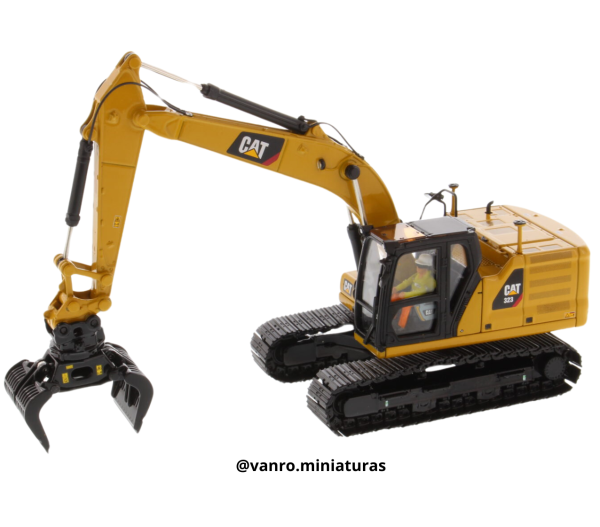 Excavadora Cat. 323 c/4 piezas intercambiables - Diecast Masters - Imagen 7