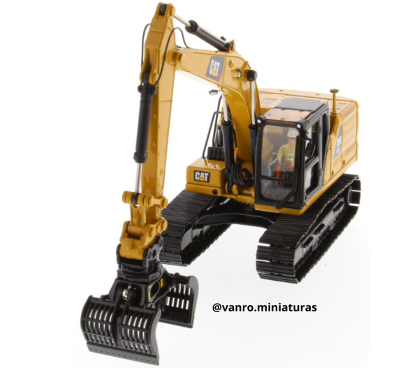 Excavadora Cat. 323 c/4 piezas intercambiables - Diecast Masters - Imagen 8