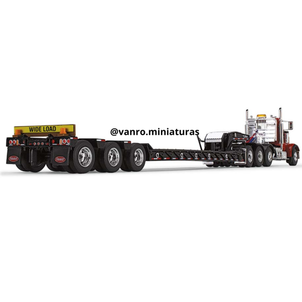 Camión Peterbilt 367 con remolque cama baja - First Gear - Imagen 2