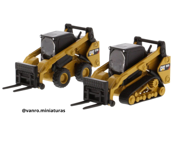 Minicargadores Caterpillar Cat. 272D2 y Cat. 297D2 - Diecast Master