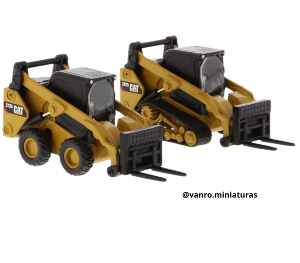 Minicargadores Caterpillar Cat. 272D2 y Cat. 297D2 - Diecast Master - Imagen 5