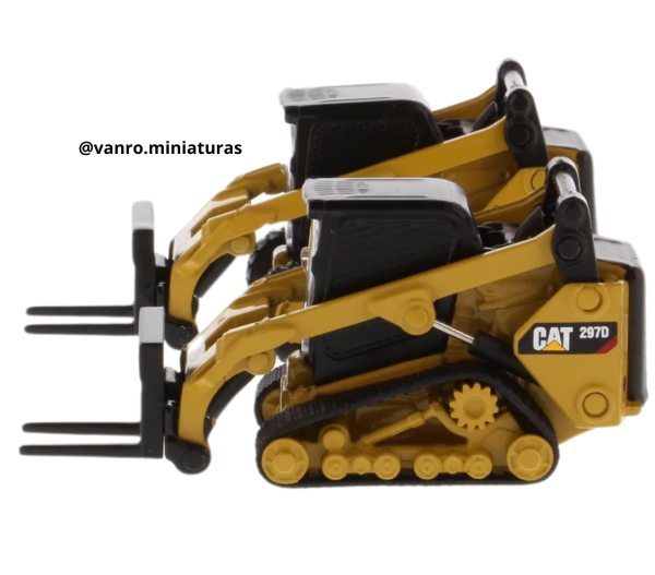 Minicargadores Caterpillar Cat. 272D2 y Cat. 297D2 - Diecast Master - Imagen 2