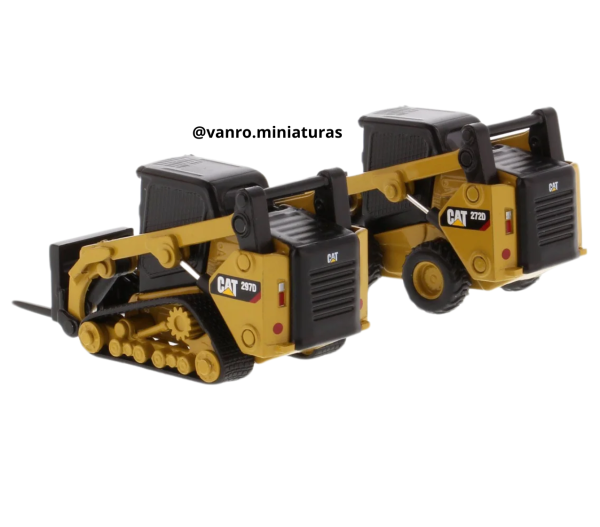Minicargadores Caterpillar Cat. 272D2 y Cat. 297D2 - Diecast Master - Imagen 3