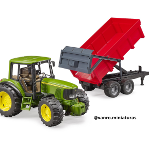 Tractor John Deere 6920 c/ remolque de volquete - Bruder Toys