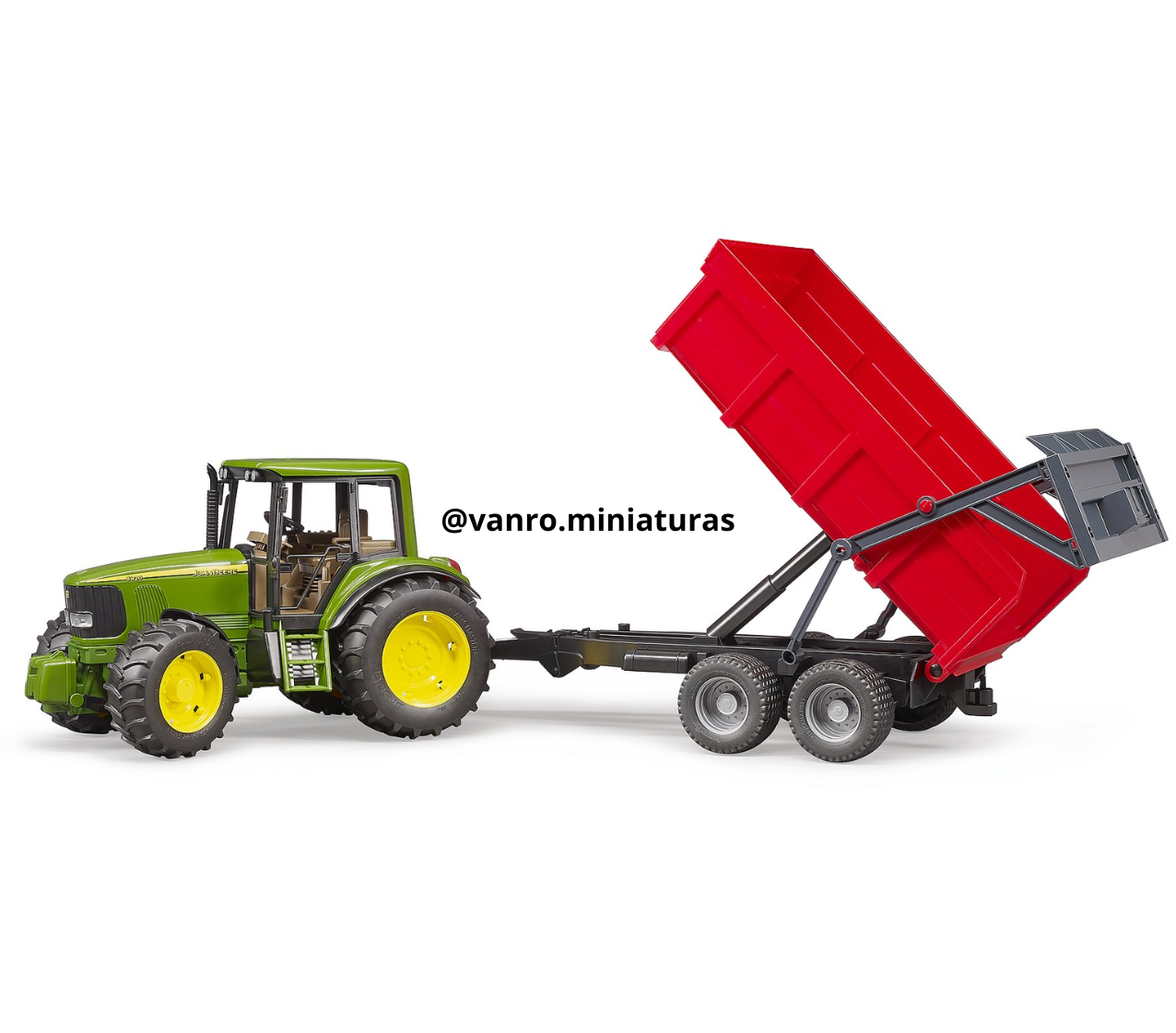 Tractor John Deere 6920 c/ remolque de volquete – Bruder Toys