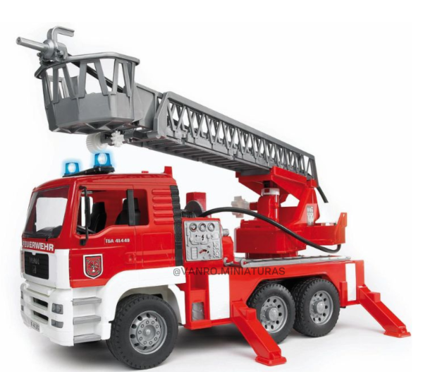 Camión De Bomberos Man Tga C/escalera - Bruder Toys