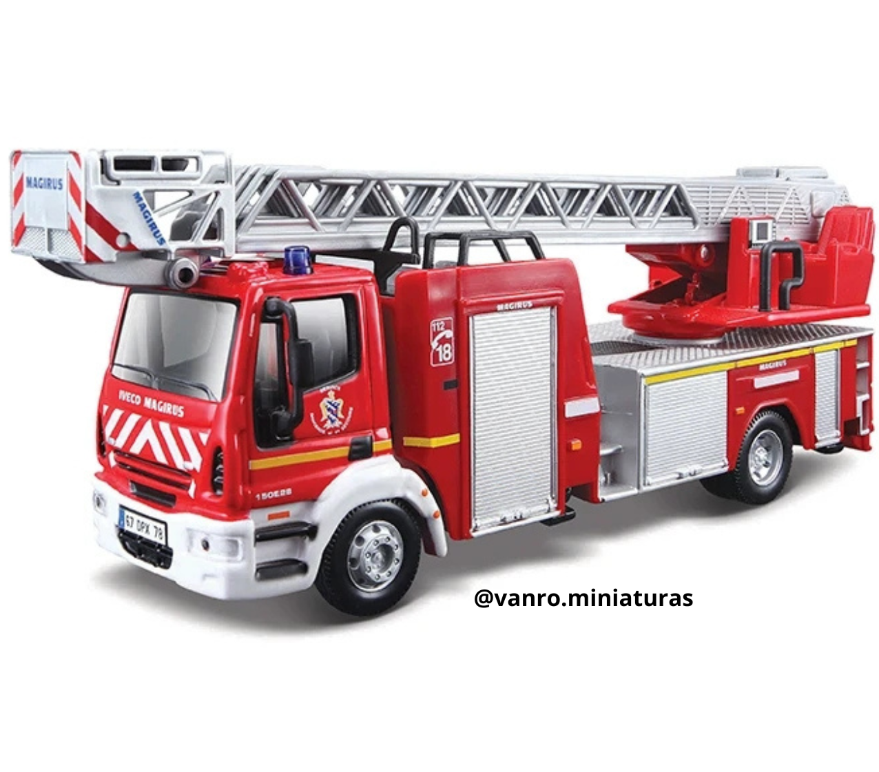 Camión de bomberos Iveco Magirus 150E – Bburago