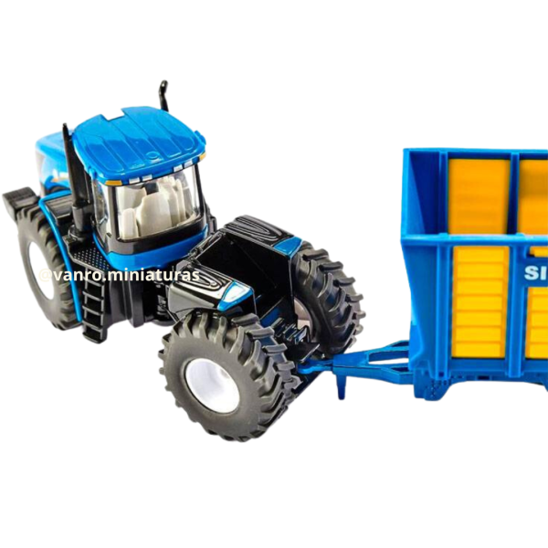 Tractor New Holland T9.560 C/carrito Silopower - Siku - Imagen 5