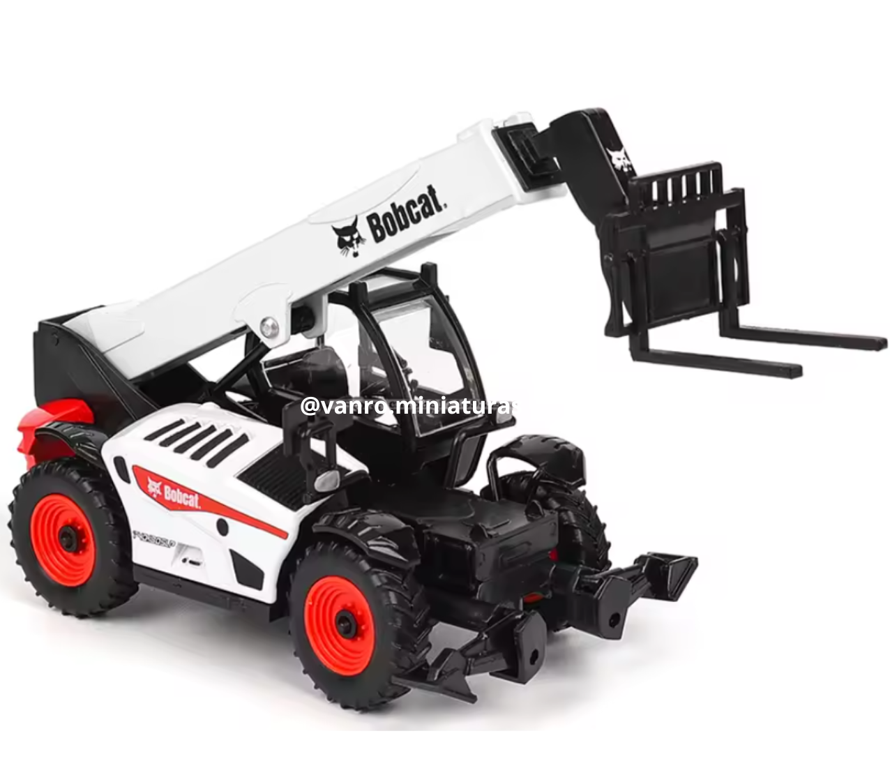 Manipulador telescópico Bobcat T40.180SLP c/ horquilla – Bburago