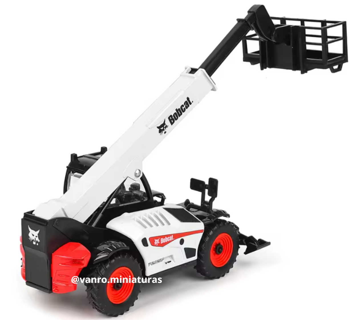Manipulador telescópico Bobcat T40.180SLP c/ plataforma – Bburago