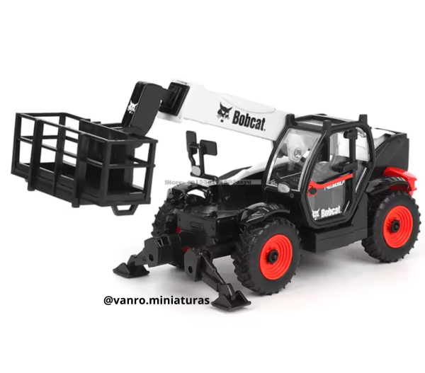 Manipulador telescópico Bobcat T40.180SLP c/ plataforma - Bburago - Imagen 3