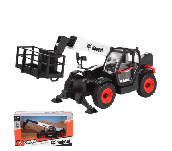 Manipulador telescópico Bobcat T40.180SLP c/ plataforma - Bburago - Imagen 4