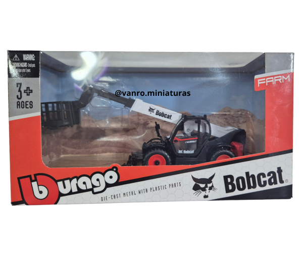 Manipulador telescópico Bobcat T40.180SLP c/ plataforma - Bburago - Imagen 5