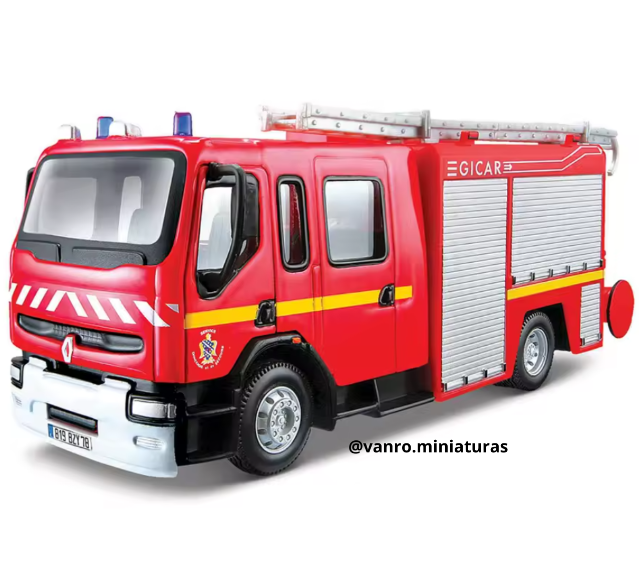 Camión de bomberos Renault – Burago