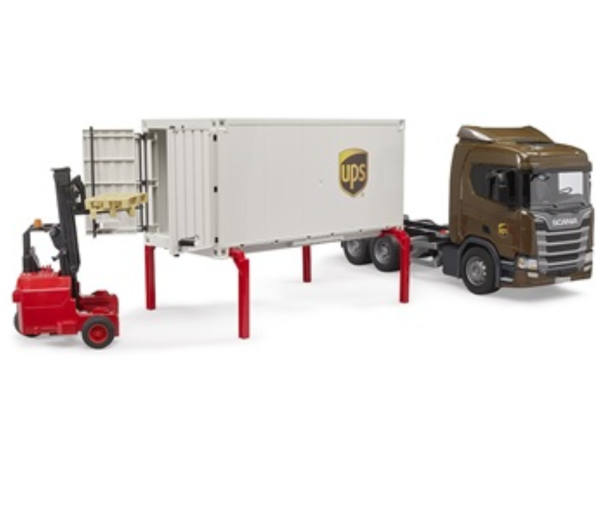 Camión Scania 560R 6x4 UPS - Bruder Toys - Imagen 4