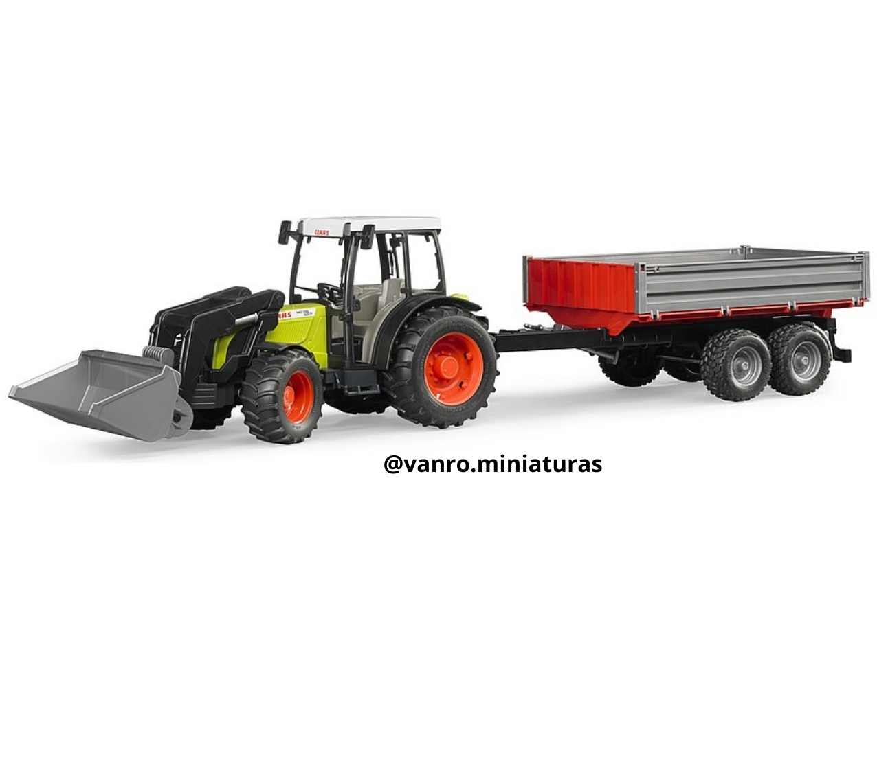 Tractor Claas 267F c/ remolque – Bruder Toys