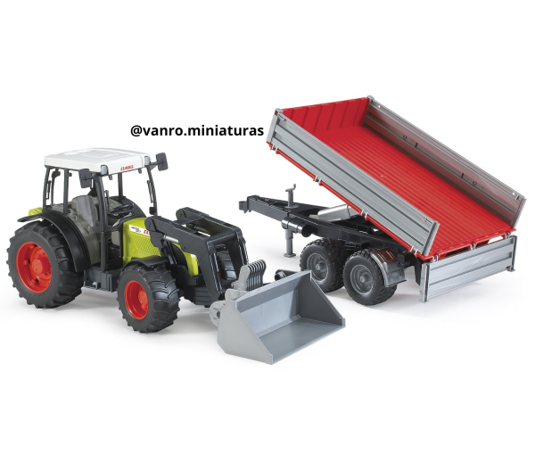 Tractor Claas 267F c/ remolque - Bruder Toys - Imagen 3