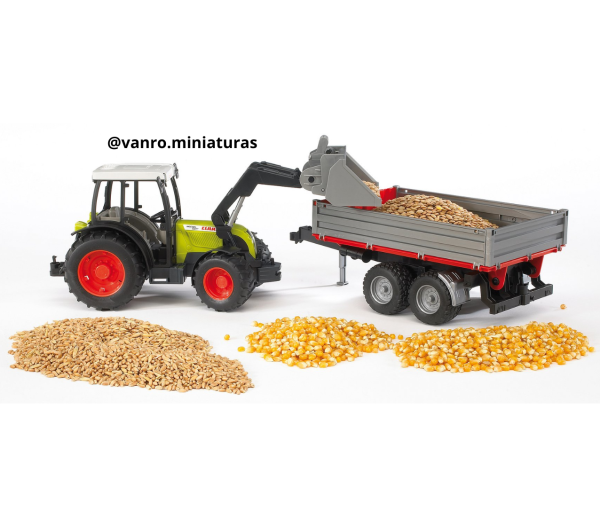 Tractor Claas 267F c/ remolque - Bruder Toys - Imagen 4