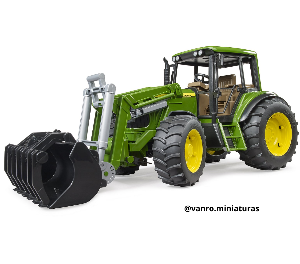 Tractor John Deere 6920 c/cargador frontal – Bruder Toys