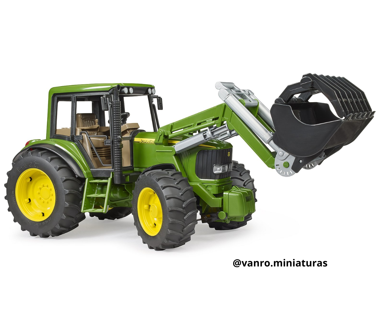 Tractor John Deere 6920 c/cargador frontal – Bruder Toys