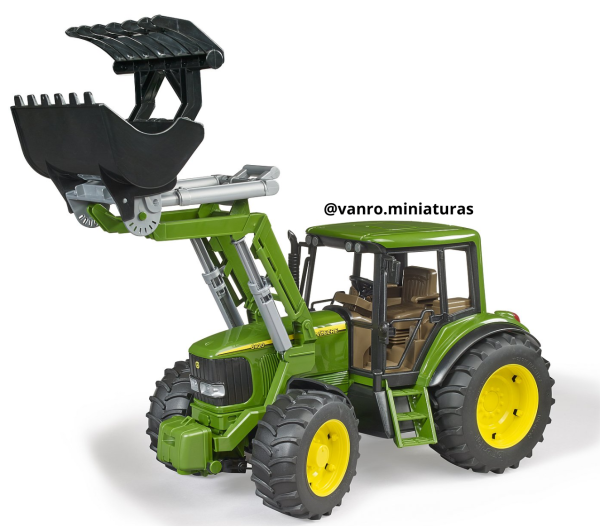 Tractor John Deere 6920 c/cargador frontal - Bruder Toys - Imagen 3
