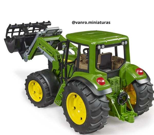 Tractor John Deere 6920 c/cargador frontal - Bruder Toys - Imagen 5