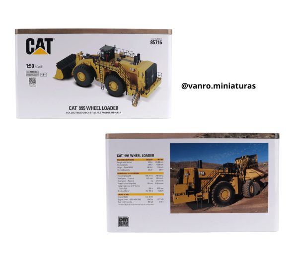Cargador Frontal Cat. 995 - Diecast Masters - Imagen 9