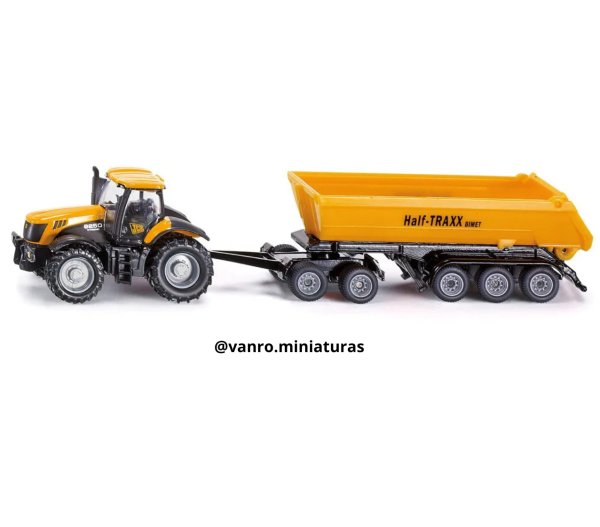 Tractor JCB c/carrito basculante - Siku
