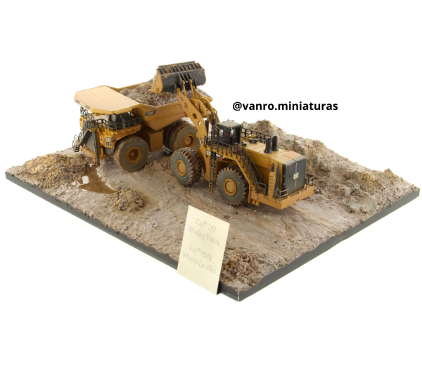 Camión minero Cat.797F y cargador frontal Cat. 994K - Diecast Masters - Imagen 4