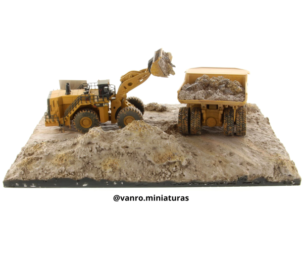 Camión minero Cat.797F y cargador frontal Cat. 994K - Diecast Masters - Imagen 7